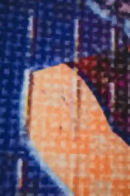 Detail photo of window artwork for Nuremberg's Blok bar.