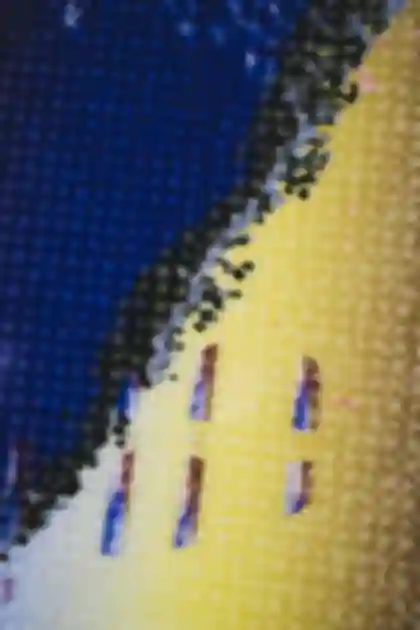 Detail photo of window artwork for Nuremberg's Blok bar.