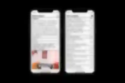 iPhones displaying photographer Maria Bayer’s portfolio website