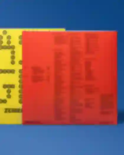 Printed inner vinyl sleeve of ZEMENT PASSAGEN 